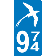 Stickers plaque d'immatriculation