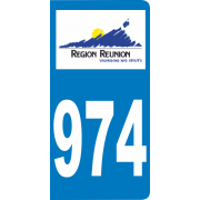 Stickers plaque d'immatriculation