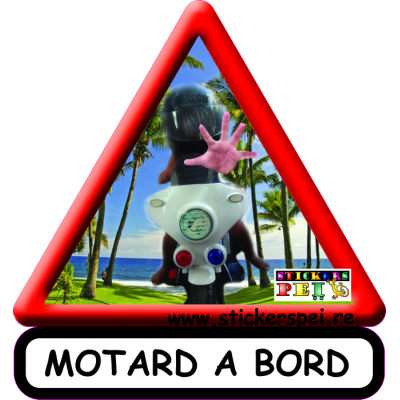 Motard &agrave; bord