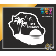 Ile palmier Paille en queue