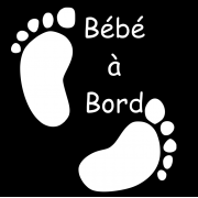 pied bébé à bord