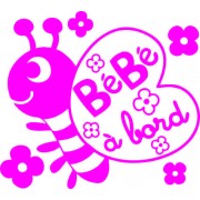 bébé à bord abeille