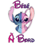  Bébé à Bord stich garçon
