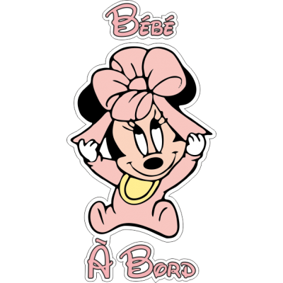 B&eacute;b&eacute; &agrave; Bord Minnie 