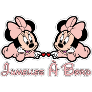 Bébé à Bord mickey fille