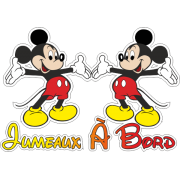 Bébé à Bord mickey 