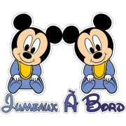 Bébé à Bord mickey 