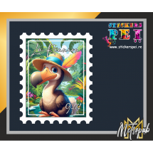 Stickers timbre dodo