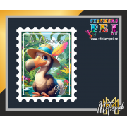 Stickers timbre dodo